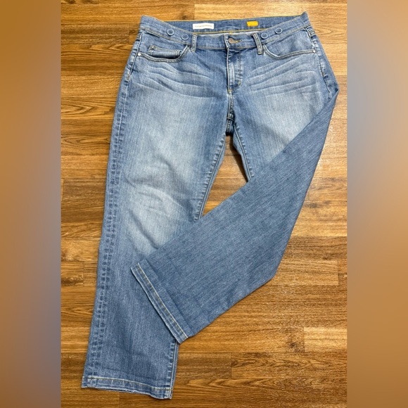 Anthropologie pilcro and the letterpress medium wash low rise denim jeans 31 EUC - Picture 1 of 13